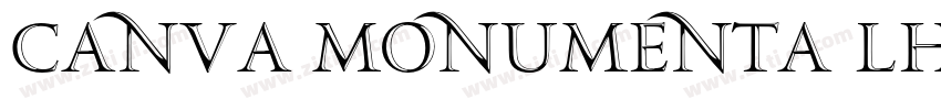 canva monumenta lHK字体转换